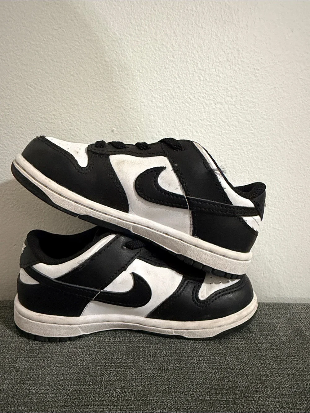 Nike Kids Black and White dunk Sneakers